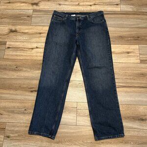 Men's Carhartt Relaxed Fit Denim Jeans 38x34 Blue Modern Work Casual 101483-968